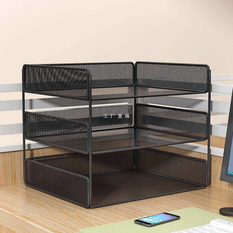 铁艺桌面书架书本收纳盒文件架办公桌置物架书桌上多层分类整理架,3C数码配件,USB灯,淘宝优惠券,粉丝福利购,淘宝优惠卷