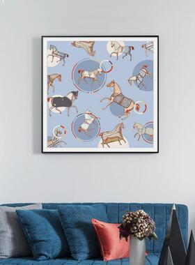 NuSun 贵宾/泰迪幼犬犬粮 2500g客厅玄关蓝色装饰画北欧简约正方