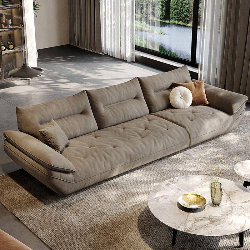 2025森华派现代简约客厅布艺小户型直排帆船款沙发意式极简轻奢风