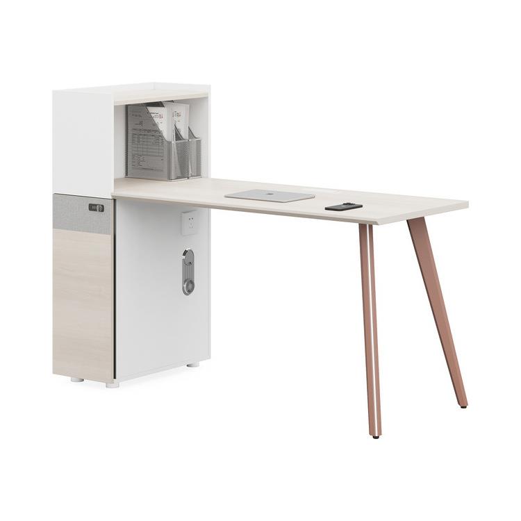 KuiShue巨树单人位职员桌抽屉柜台式电脑桌组合办公桌员工位卡座