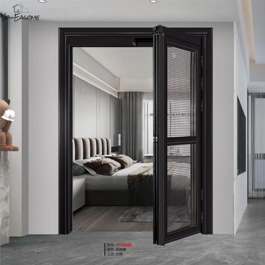 铝合金PT门PD门玻璃门平开推拉门厨房门厕所门通道阳台门时尚轻奢