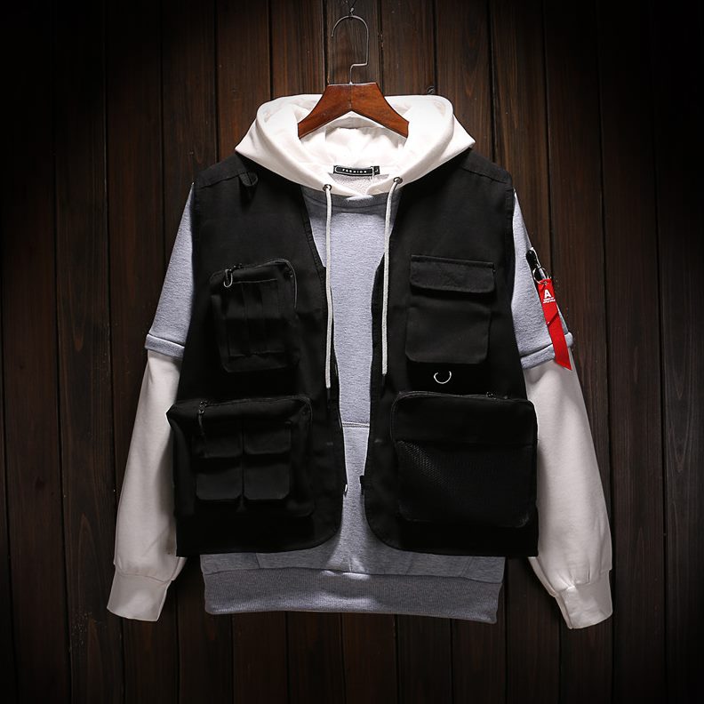 男女记者导演印工作服多口袋摄影马甲工装定制春秋款绣字义工服