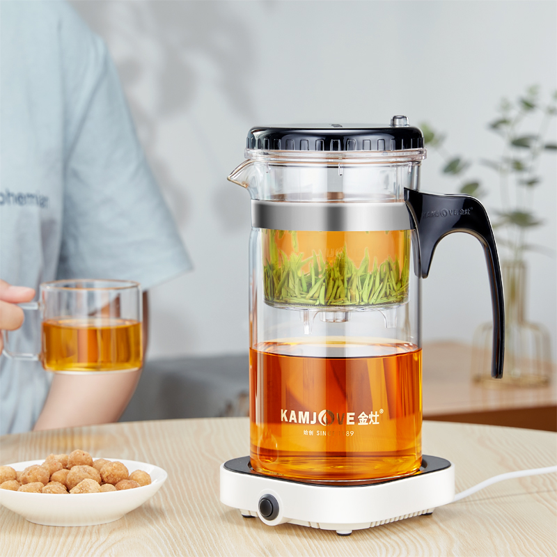 金灶 TP-200大容量飘逸杯耐热玻璃茶具茶壶过滤泡茶壶冲茶器家用