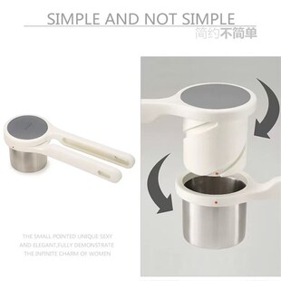 英国joseph土豆泥压泥器家用不锈钢辅食宝宝捣碎器旋转式捣泥器
