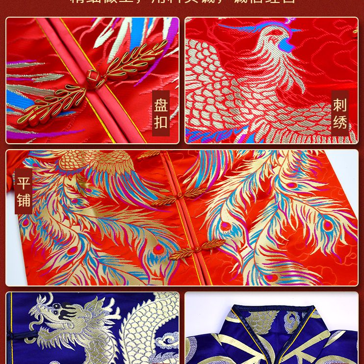 老人七件套男女唐装老全套寿终事丧葬服喜白寿用品衣服衣装寿冲