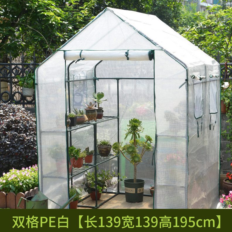 庭院塑料布露台房棚透明阳光房别墅冬季帐篷花阳光房保温可移动暖