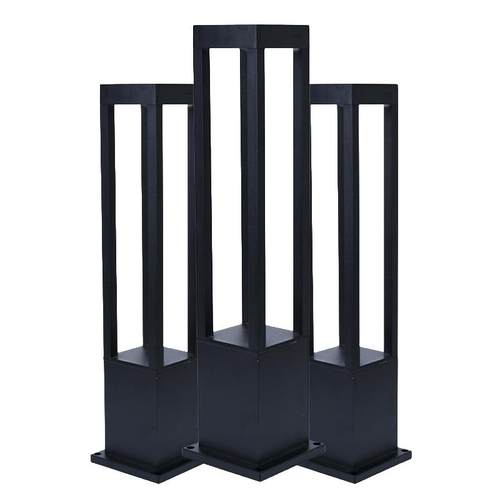 庭院景观灯四柱草坪灯户外灯led方形现代铝型材景观落地矮柱灯