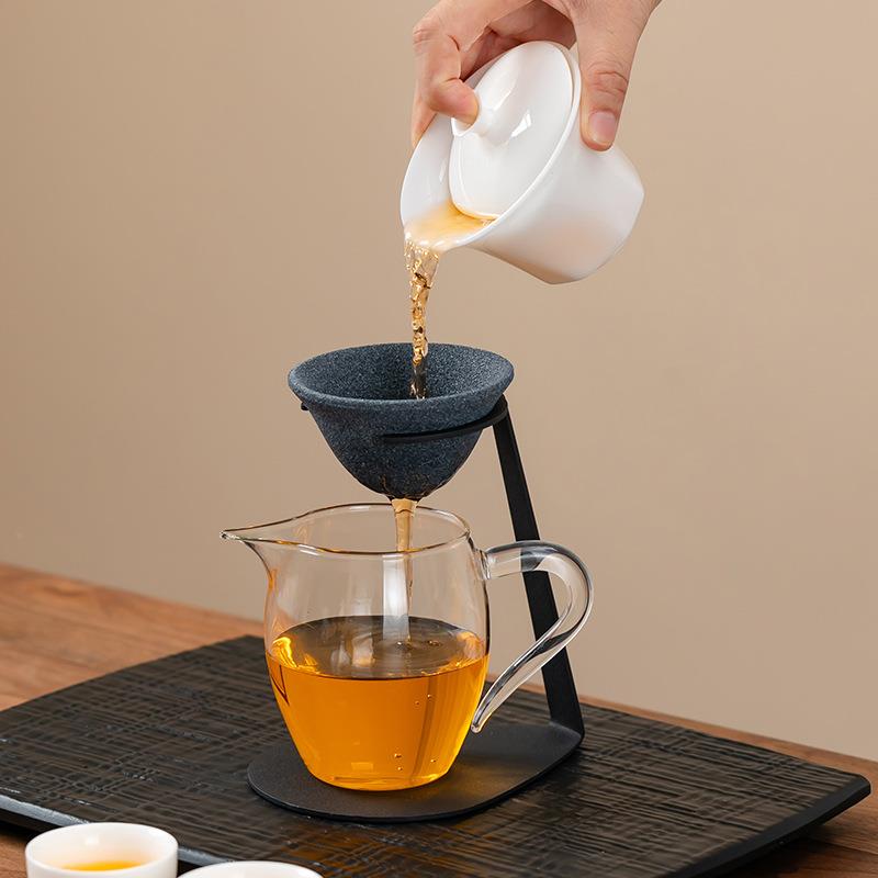 茶漏家用高端茶滤茶水分离泡茶高档无孔茶漏过滤器创意茶漏神器图片