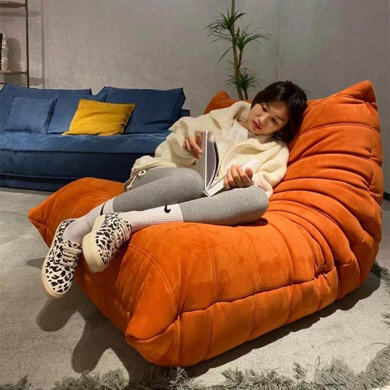 毛毛虫懒人沙发可躺可睡阳台休闲椅轻奢卧室小沙发单人躺椅榻榻米,家装灯饰光源,其它灯具灯饰,淘宝优惠券,粉丝福利购,淘宝优惠卷