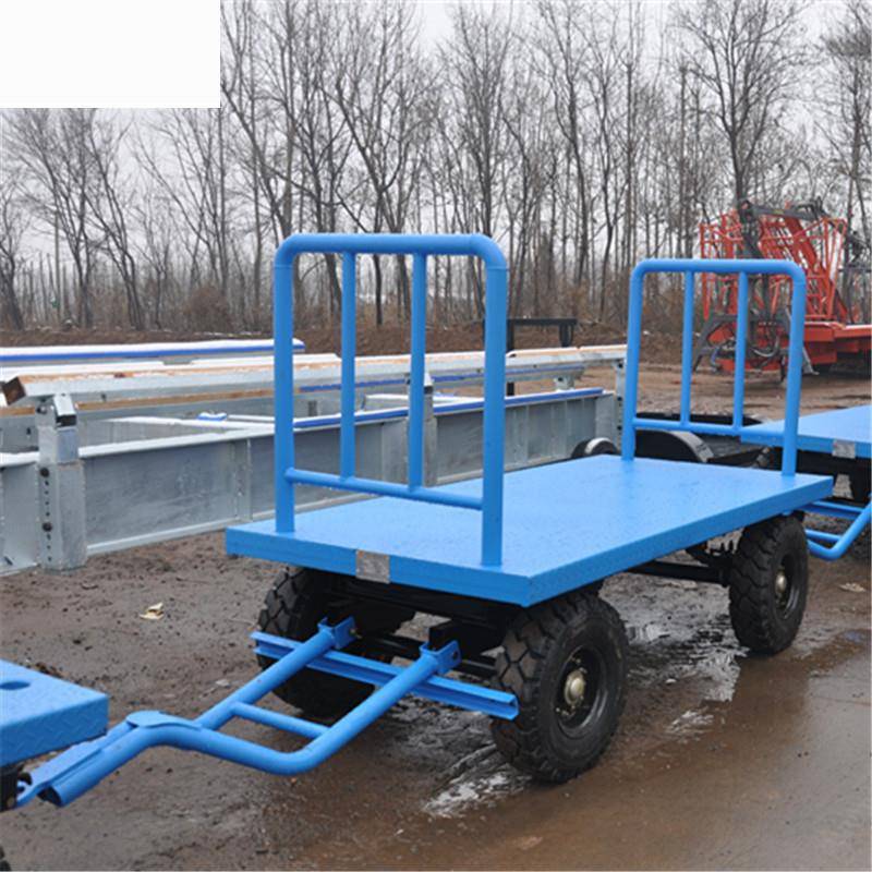 2吨位平板车串联小平板拖车2吨落刹牵引平板拖车行李小拖车