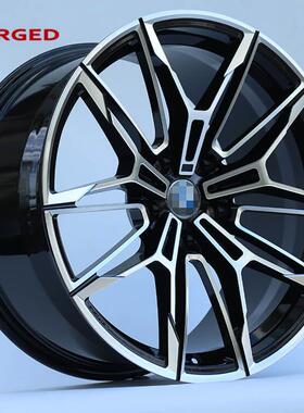 九华19寸锻造轮圈工艺适用于3系320i5系525Li锻造轮毂改装