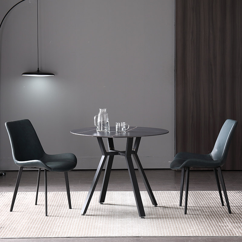 极简约岩板餐桌S店阳台会所展厅招待一桌三四椅洽谈桌椅组合,住宅家具,实木餐桌,淘宝优惠券,粉丝福利购,淘宝优惠卷