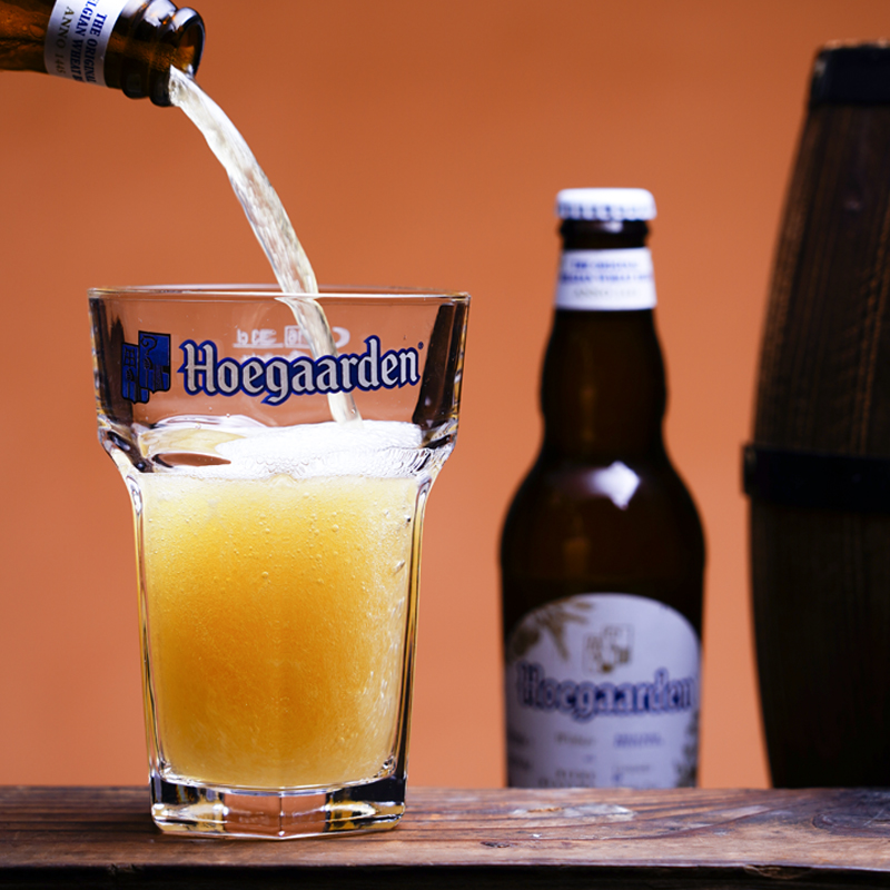 福佳白啤酒杯大号家用精酿啤酒杯玻璃杯啤酒杯加厚扎啤比利时酒杯