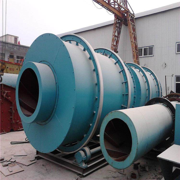 高效节能磷石膏双层烘干机 河沙滚筒三回程烘干机 锯末稻壳烘干机