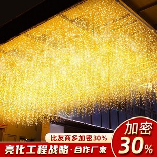 冰条灯瀑布灯串灯星七彩灯闪灯户外装饰星空闪光灯带氛围灯