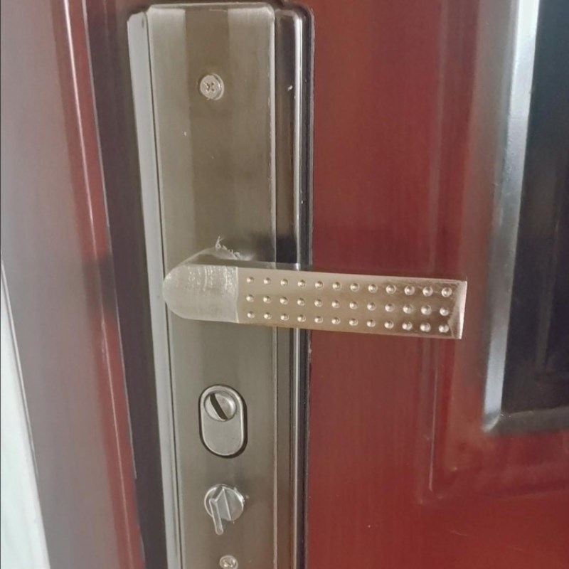 老式门锁拉手加厚大门锁套装步阳配件锁具锌合金防盗门面板手柄