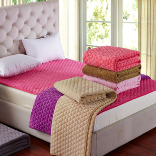 法兰绒床垫软垫褥子双人.床榻榻米垫子垫被加厚.米.5