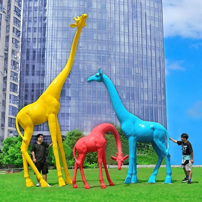 户外园林景观彩绘抽象大型玻璃钢动物雕塑小区造景装饰摆件,家居饰品,户外/庭院摆件,淘宝优惠券,粉丝福利购,淘宝优惠卷