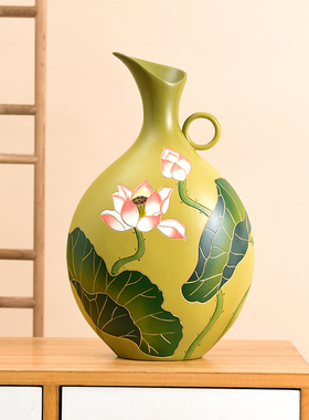 新中式创意摆件花瓶客厅玄关隔断装饰乔迁之喜新家礼品