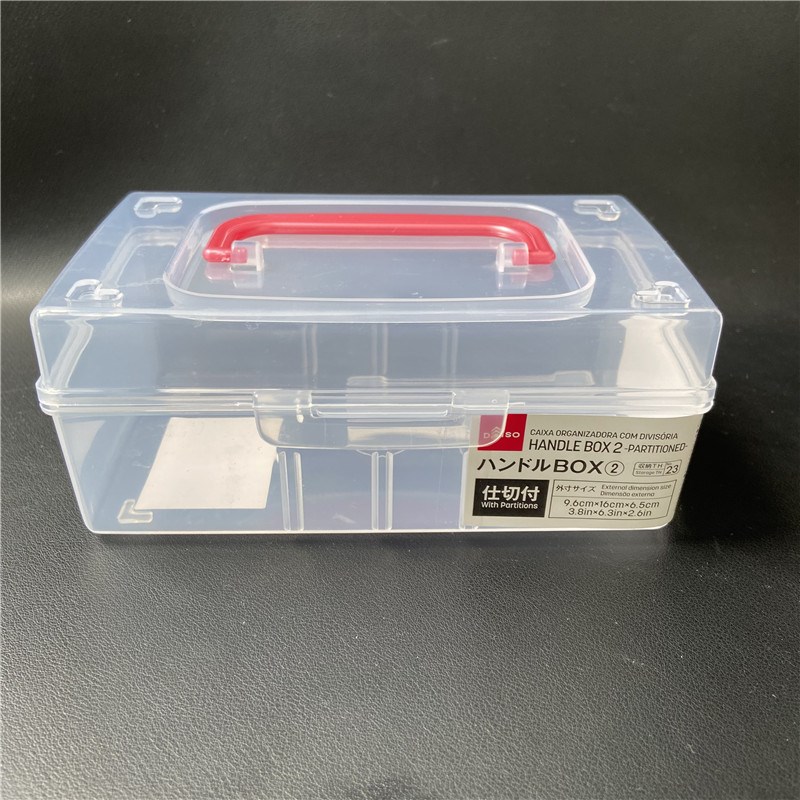 ASO收纳盒药盒手提式整理盒收纳箱医