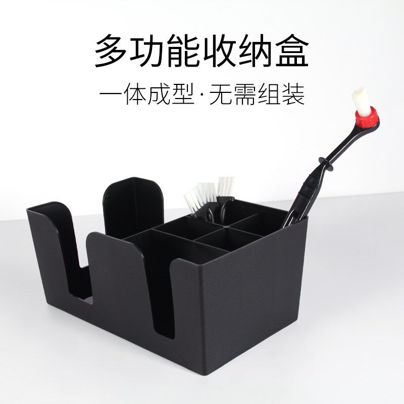 塑料多功能纸巾盒吸管座酒吧台配备放吧勺纸巾杯垫搅拌棒收纳盒子
