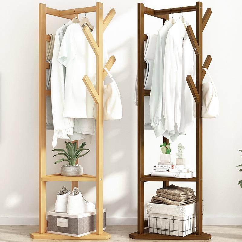 衣帽架挂包衣架收纳家用简约现代卧室落地实木小型多功能置物架子,鲜花速递/花卉仿真/绿植园艺,割草机/草坪机,淘宝优惠券,粉丝福利购,淘宝优惠卷