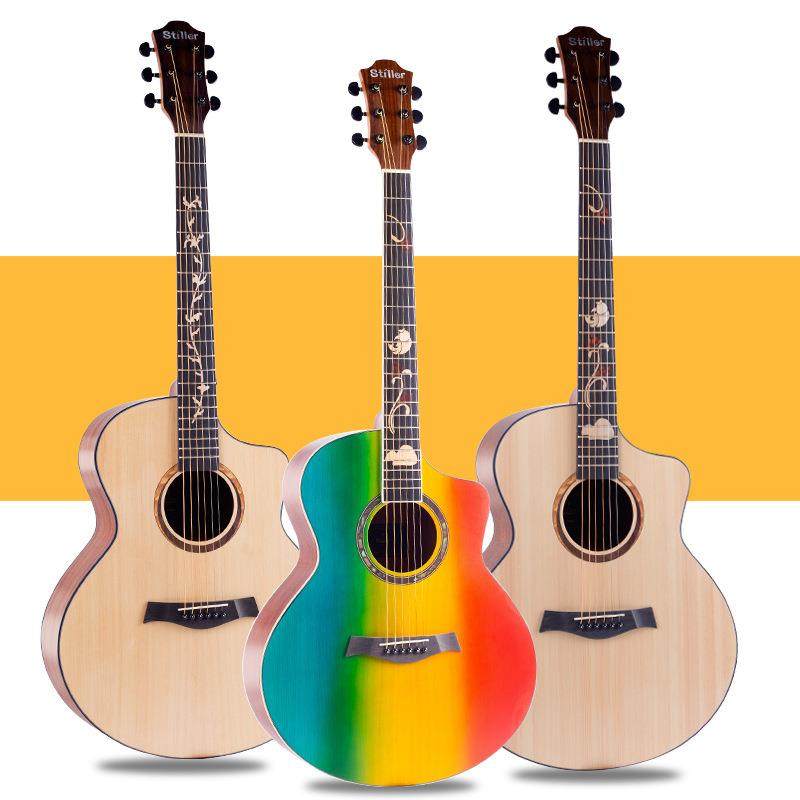 云杉单板吉他41寸初学者学生民谣吉他guitar面单乐器JF桶木吉他,鲜花速递/花卉仿真/绿植园艺,割草机/草坪机,淘宝优惠券,粉丝福利购,淘宝优惠卷