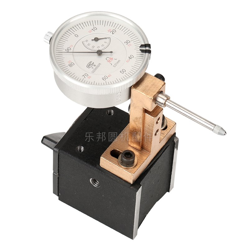 针筒打表工具打圆器磁性表座加长百分表三角打表针织圆机
