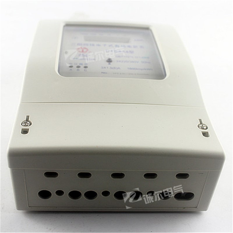三相电表三相四线电子式上海華笠DTS844互感式100A 电度表380V
