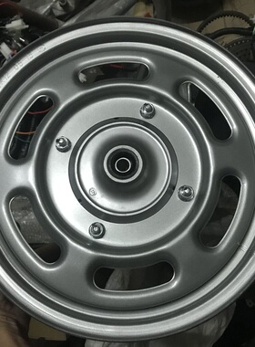 小原主喜悦WH0踏板摩托车前圈轮毂钢后轮框铁圈公厂古