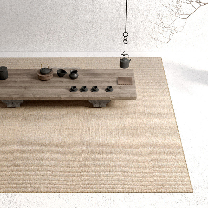 剑麻编织地毯纯色日式茶室客厅卧室亚麻地垫藤编茶几毯,居家布艺,地毯,淘宝优惠券,粉丝福利购,淘宝优惠卷