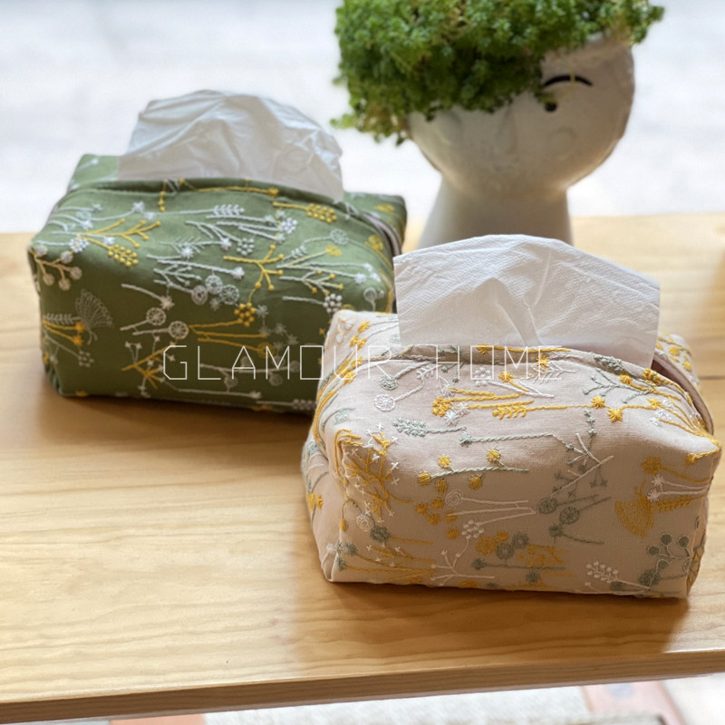 刺绣纸巾盒卫生纸盒纸巾套客厅布艺纸巾袋车载可悬挂家用薴麻棉绣,收纳整理,纸巾盒,淘宝优惠券,粉丝福利购,淘宝优惠卷