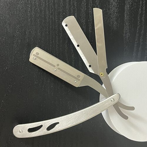老式手动刀胡刮刀架剃须双面刀片刀脸刮修面刀