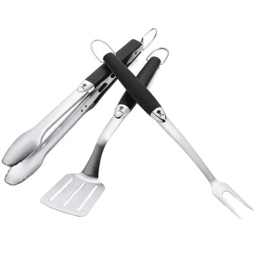 威焙烧烤工具家用户外烧烤夹子U型叉烧烤铲烤盘夹