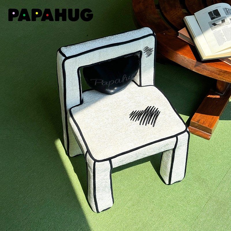 PAPAHUG 爱心椅儿童凳复古小椅子矮凳阳台靠背椅写字椅子,住宅家具,儿童凳,淘宝优惠券,粉丝福利购,淘宝优惠卷