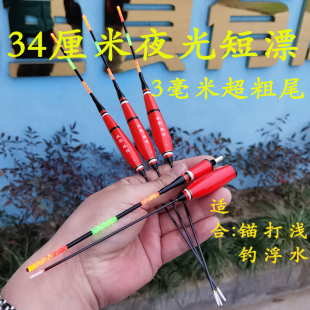 大物巨物力草鱼超大浮青电子浮夜光漂短漂打漂浅水超亮不刺眼浮漂