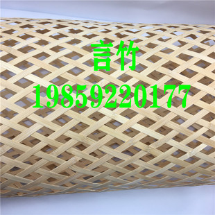 装饰装修吊顶竹席 酒店餐厅装修贴墙竹席 菱形镂空吊顶