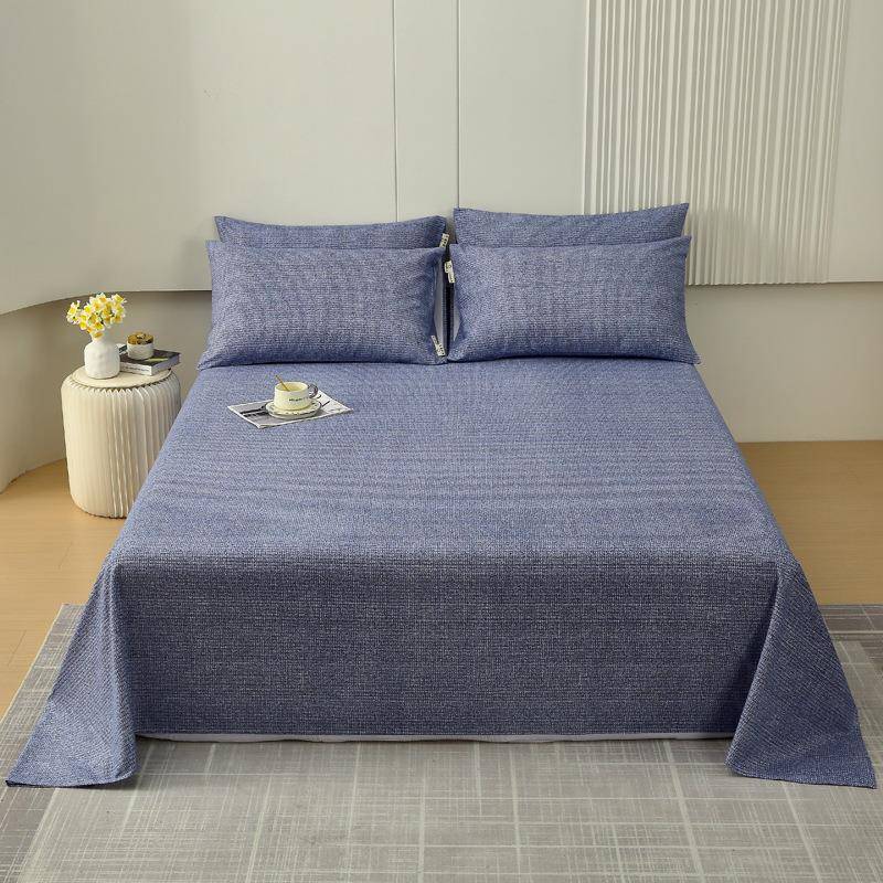 【折扣价】纯棉磨毛床单单件100全棉秋冬季加厚单人宿舍被单1.5米