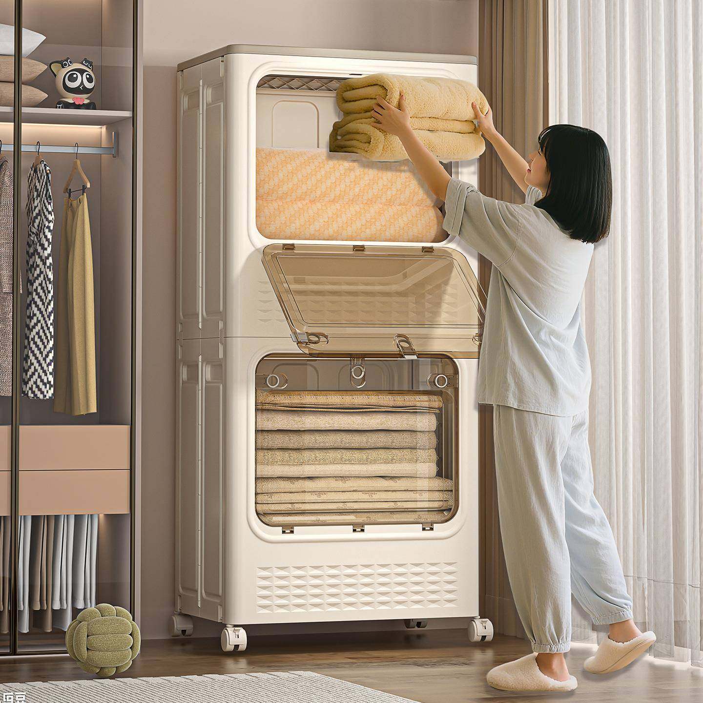 【折扣价】家用收纳箱大容量超大衣物收纳筐箱子衣物整理箱折叠可,鲜花速递/花卉仿真/绿植园艺,其它园艺用品,淘宝优惠券,粉丝福利购,淘宝优惠卷