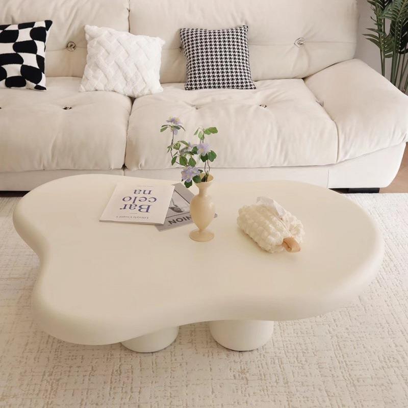 云朵茶几客厅家用小户型奶油风网红简约现代异形矮桌不规则小桌子