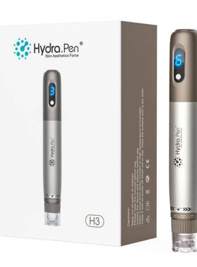 电动微针HydraPen水光仪H3水溶纳米微晶可调出液无线导入美容仪