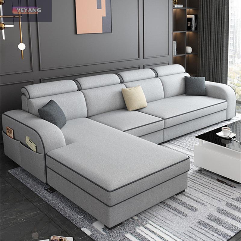 沙发客厅大小户型贵妃组合沙发可拆洗L型出租屋沙发