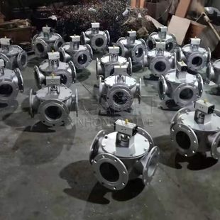 高温 SQD644X气动四通切换阀 法兰 焊接 欣弘阀门 型号