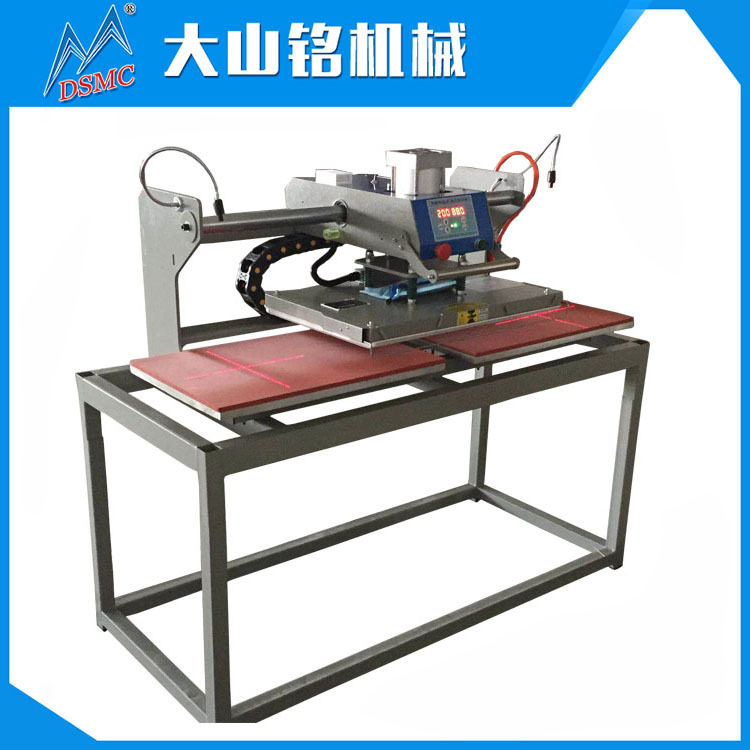 热转印机器设备 服装T恤印花机双工位红外线定位 移头烫画机