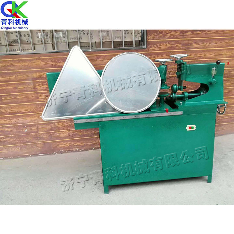 切圆压边机 切圆弯边三角牌弯边一体机 公路三角警示标牌制作设备