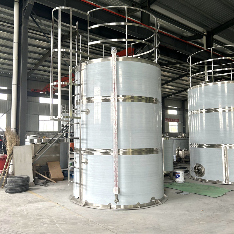 糖浆储存容器 不锈钢平底储存容器 立式麦芽糖储罐 蜂蜜储罐 大型