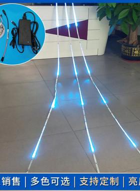 【折扣价】厂销10米蓝色流水追光全亮灯条LED长条七彩灯管12V柔性
