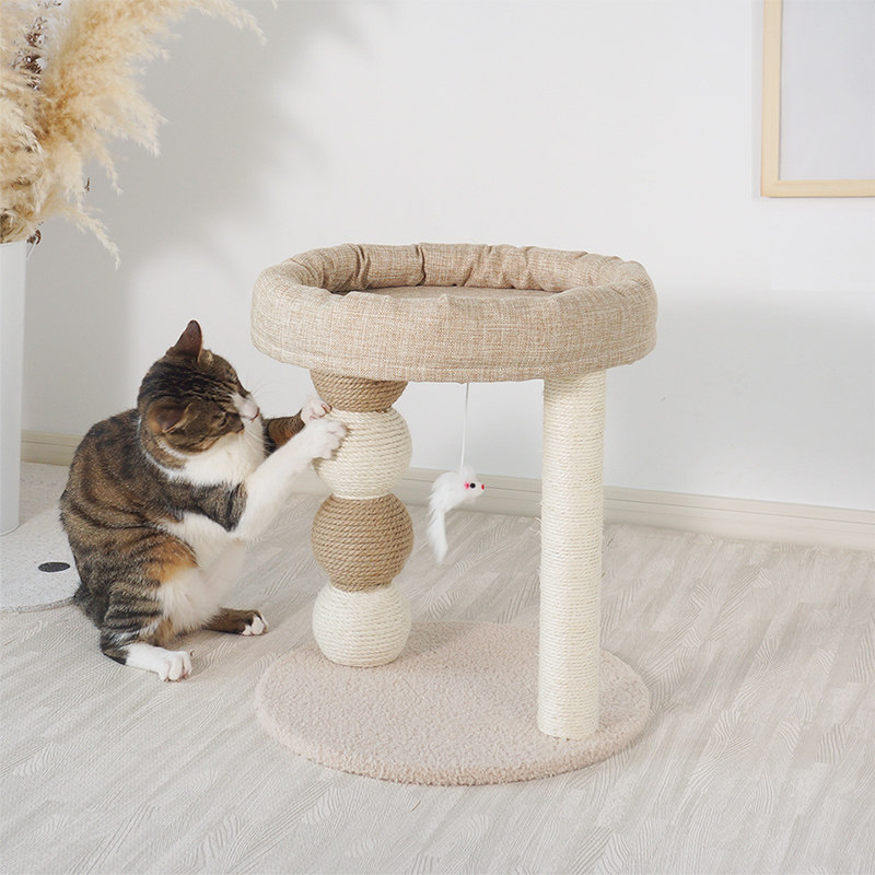 猫爬架小型不占地夏季猫窝猫树一体剑麻粗麻绳成幼抓柱猫跳台,宠物/宠物食品及用品,猫爬架,淘宝优惠券,粉丝福利购,淘宝优惠卷