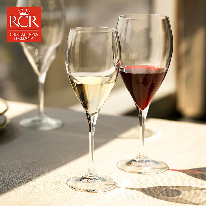 意大利白葡萄酒杯家用高档红酒杯套装雷司令玻璃高脚杯