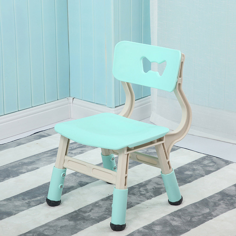 加厚儿童椅子幼儿园靠背椅塑料升降椅小孩家用防滑凳子